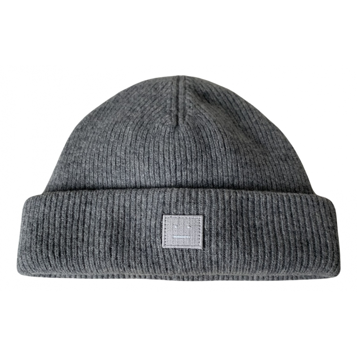 Wool beanie Acne Studios Grey size 56 